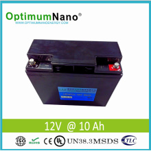 Rechargeable 12V 10ah LiFePO4 Battery for Trailer with SLA Case